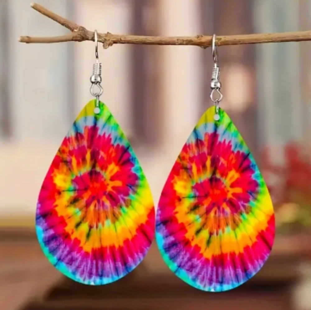 Tye Dye Earrings